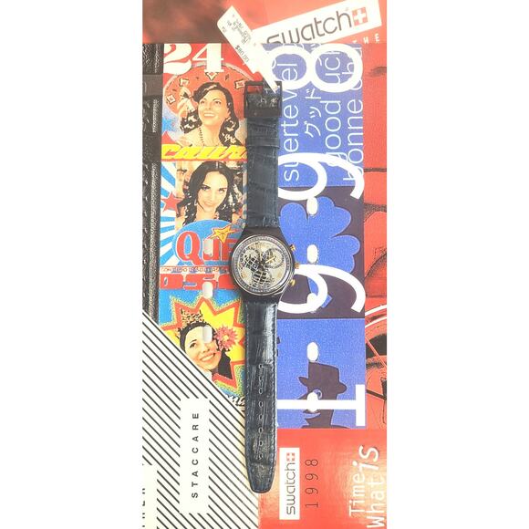 Swatch watch TIMELESS ZONE SCN104 1994l2 Chronograph New old stock - Picture 3 of 7
